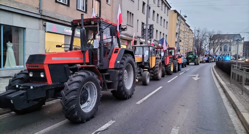 Strajk rolników we Wrocławiu