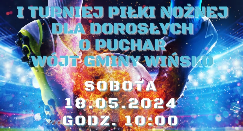 Plakat zapowiadający turniej 