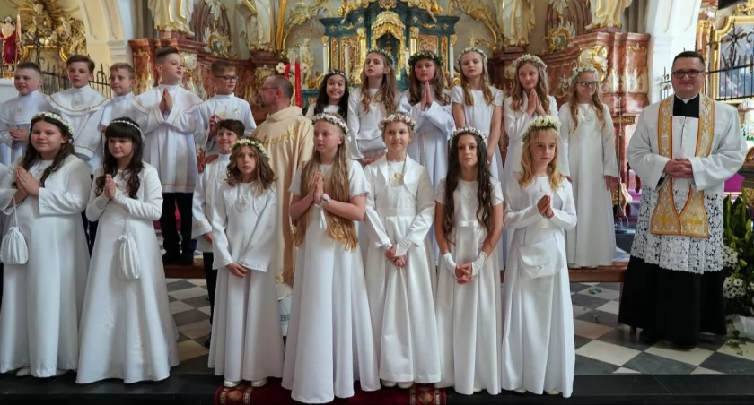 Komunia święta w poprzednim roku w kościele pw. św. Boromeusza