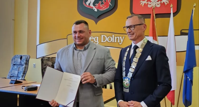 Adrian Czech podczas pierwszej sesji RM