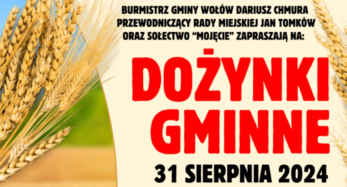 Imprezy cykliczne, Dożynki Gminy Wołów Mojęcicach Będzie koncert zespołu zabawa Marcinem - zdjęcie, fotografia