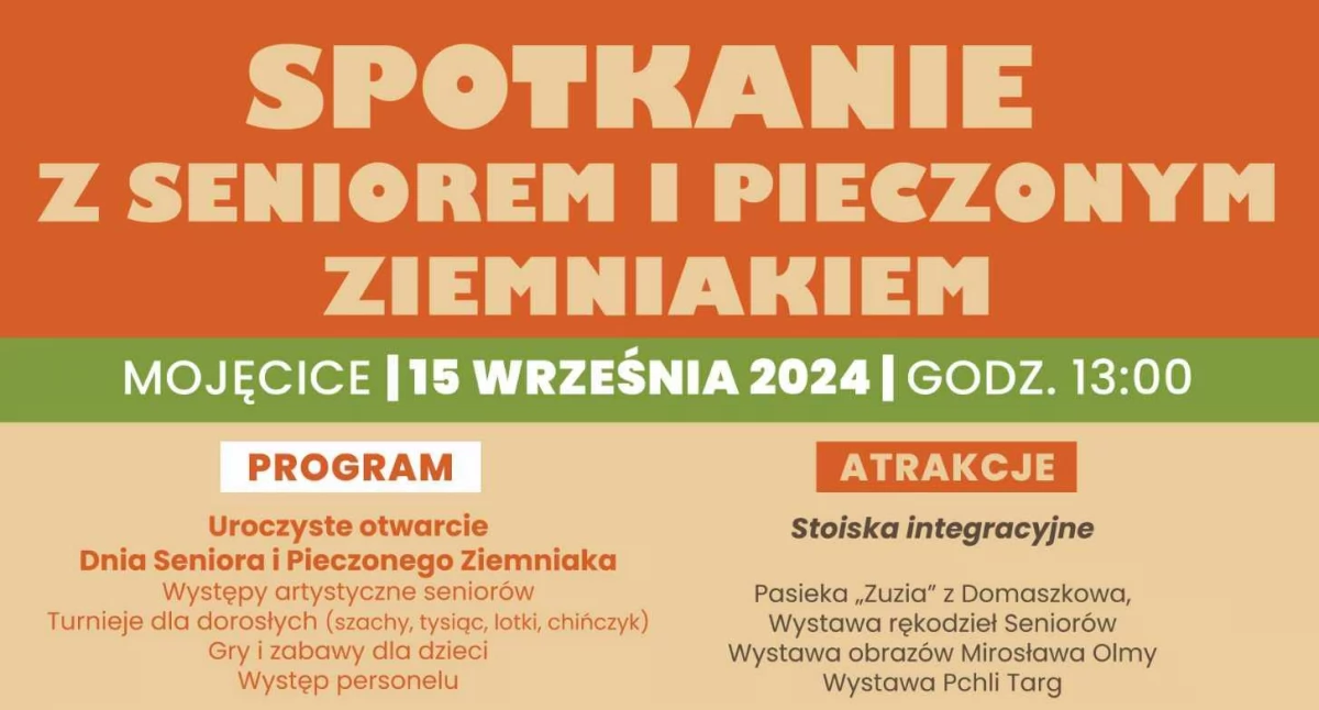 Imprezy cykliczne, Przed spotkanie seniorami pieczonym ziemniakiem - zdjęcie, fotografia