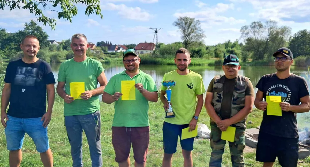 Zwycięzcy zawodów minionej niedzieli fot. PZW Koło 25 Wołów