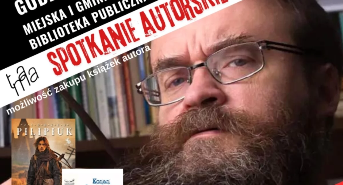 Imprezy cykliczne, Andrzej Pilipiuk spotka czytelnikami Brzegu Dolnym - zdjęcie, fotografia