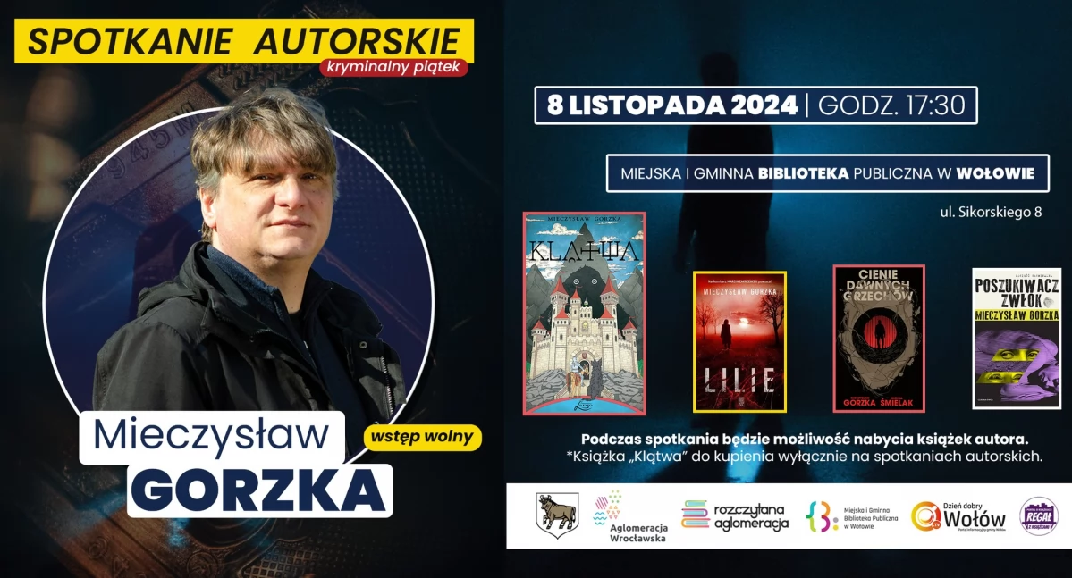 Wydarzenia artystyczne, Wołowska biblioteka zaprasza spotkanie pisarzem - zdjęcie, fotografia