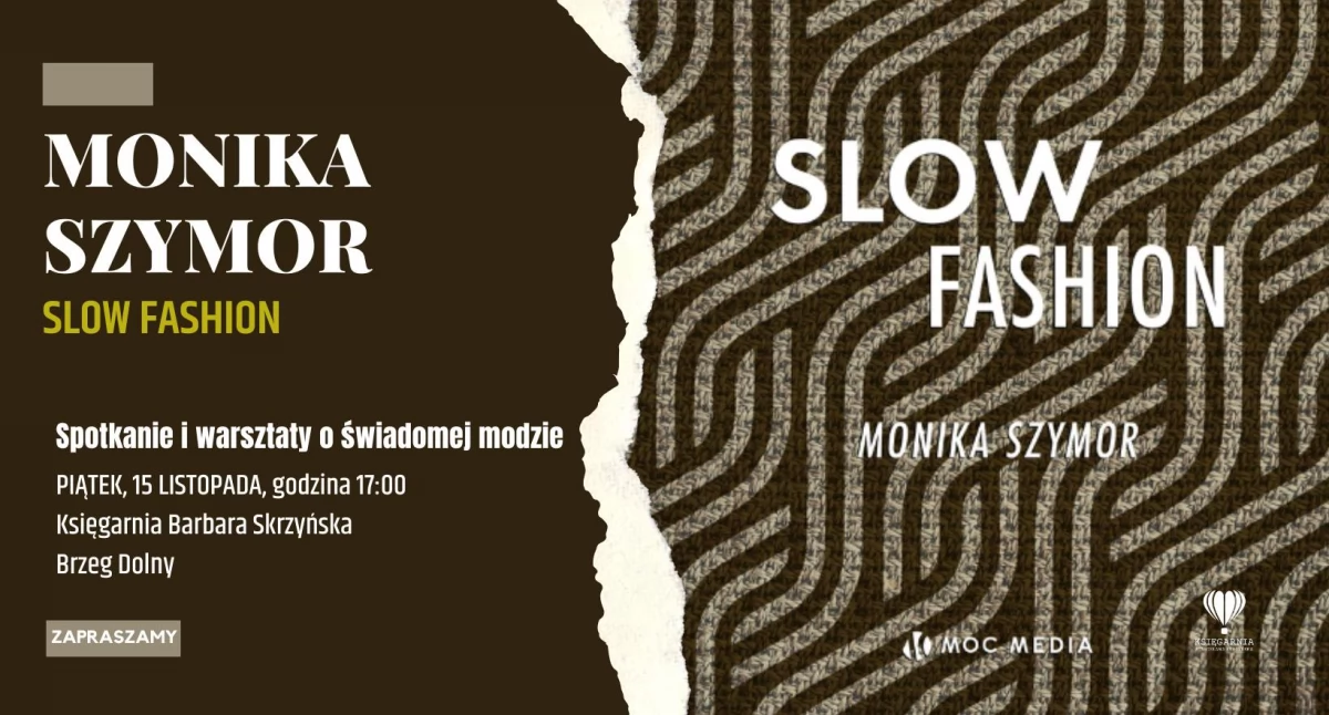 Natura i ekologia, Księgarnia zaprasza spotkanie edukatorką propagatorką fashion - zdjęcie, fotografia