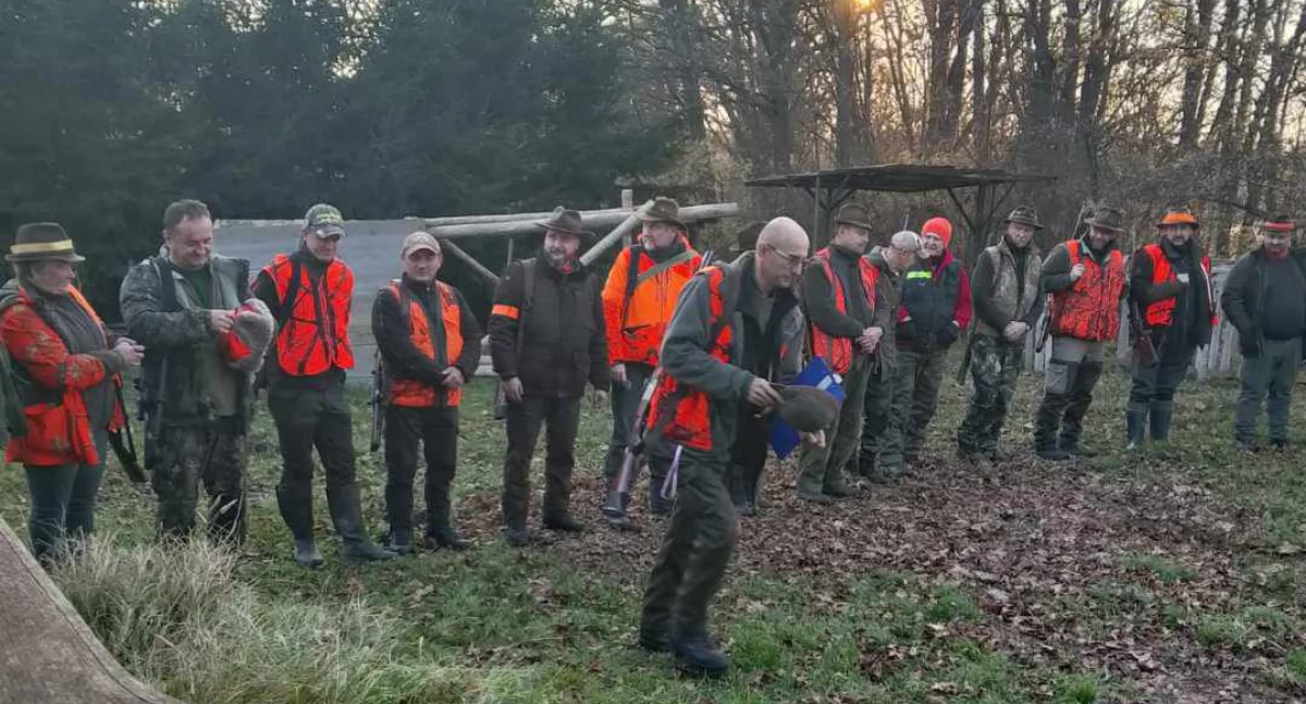 Święta i obchody, Hubertus Łowieckim Rokita tradycyjne święto myśliwych - zdjęcie, fotografia