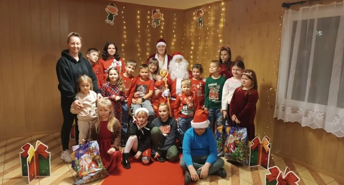 Święta i obchody, Aktywne Mikołajki Gminie Wołów świąteczna radość najmłodszych! - zdjęcie, fotografia