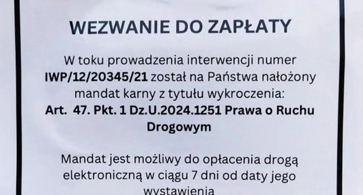 Bezpieczeństwo, Uwaga fałszywe wezwania zapłaty - zdjęcie, fotografia