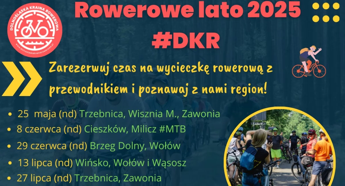 Turystyka, wycieczek przewodnikiem cyklu Rowerowe Dolnośląskiej Krainie Rowerowej - zdjęcie, fotografia