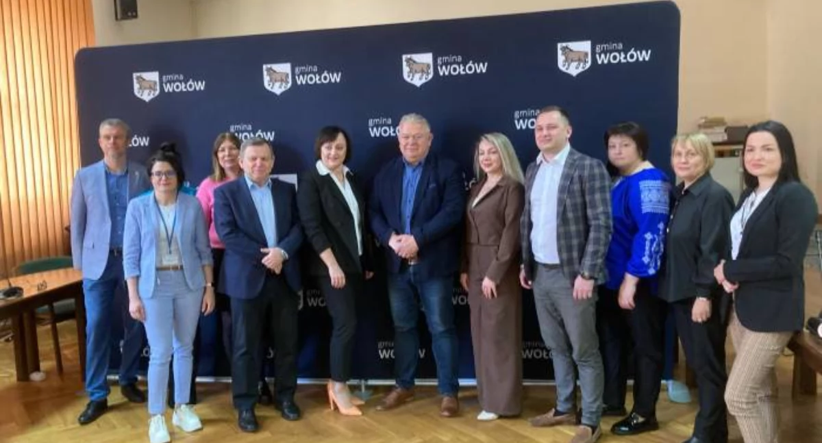 Pomoc, Delegacja Ukrainy wizytą Wołowie rozmowy edukacji kulturze wspólnej przyszłości - zdjęcie, fotografia