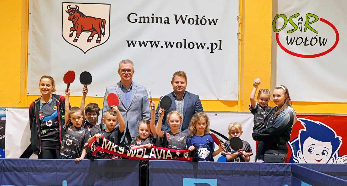 Tenis stołowy, Młodzi tenisiści stołowi rywalizowali Wołowie! - zdjęcie, fotografia