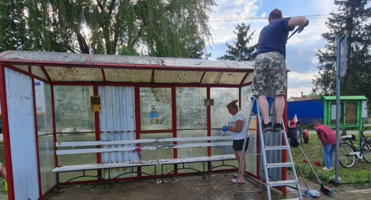 Inwestycje, Gliniany pięknieją dzięki mieszkańcom - zdjęcie, fotografia