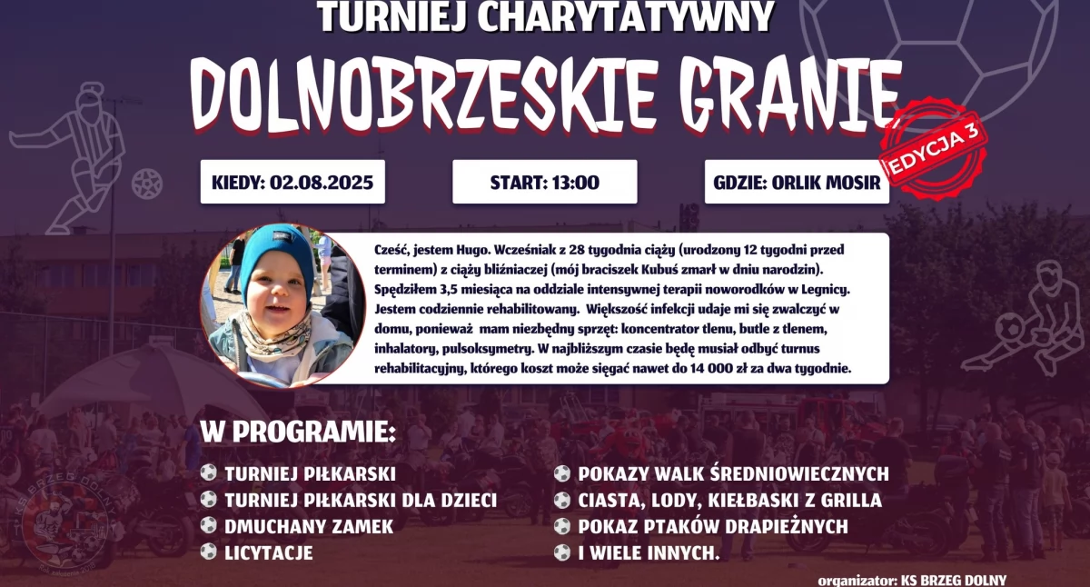 Akcje charytatywne, Sport pomoc serce „Dolnobrzeskie Granie” sierpnia! - zdjęcie, fotografia
