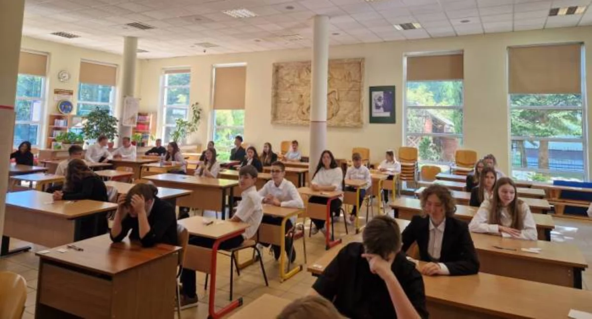 fot. Fb/ZSP nr 1 w Brzegu Dolnym- egzamin ósmoklasisty