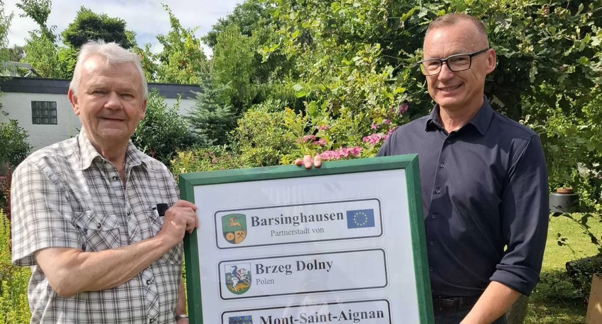 Radni i rady samorządowe, Brzeg Dolny Barsinghausen Partnerstwo historią przyszłością - zdjęcie, fotografia
