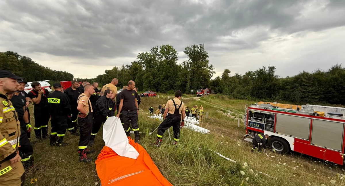 fot. straż pożarna w Wołowie