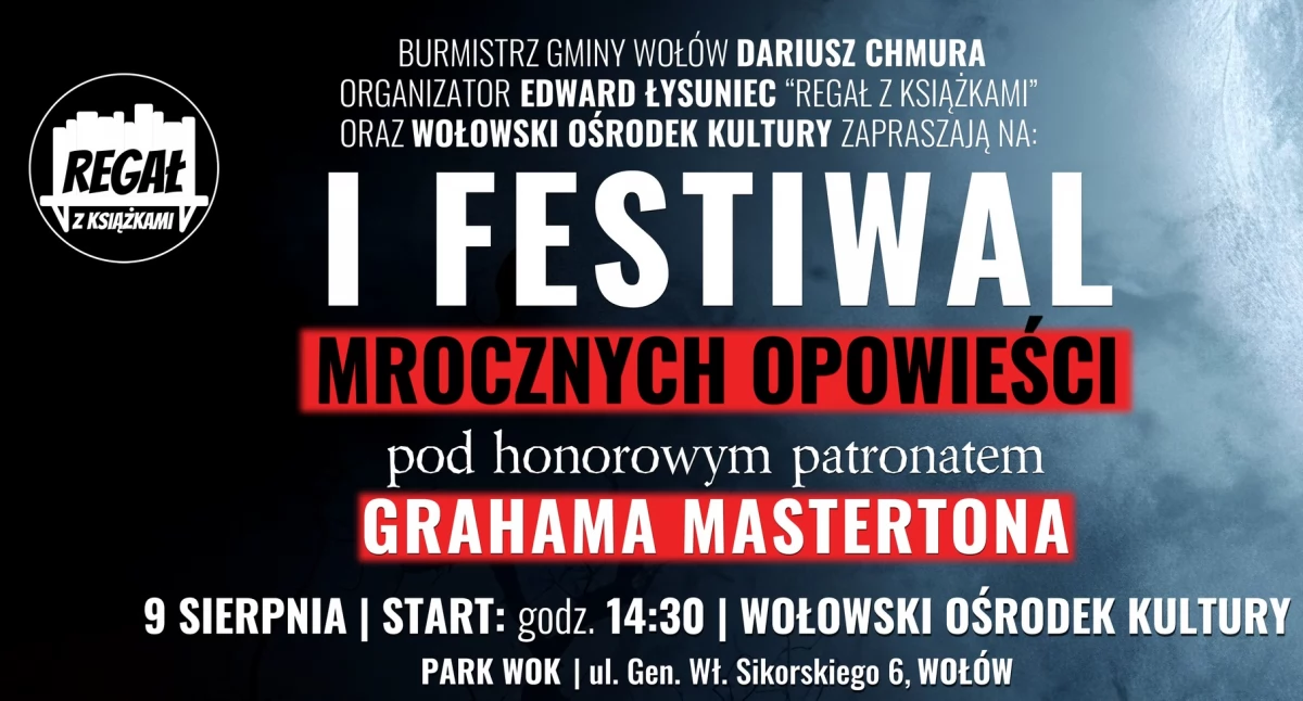 Warsztaty, Festiwal Mrocznych Opowieści sierpnia Wołowie spotkaj literacką grozą żywo - zdjęcie, fotografia