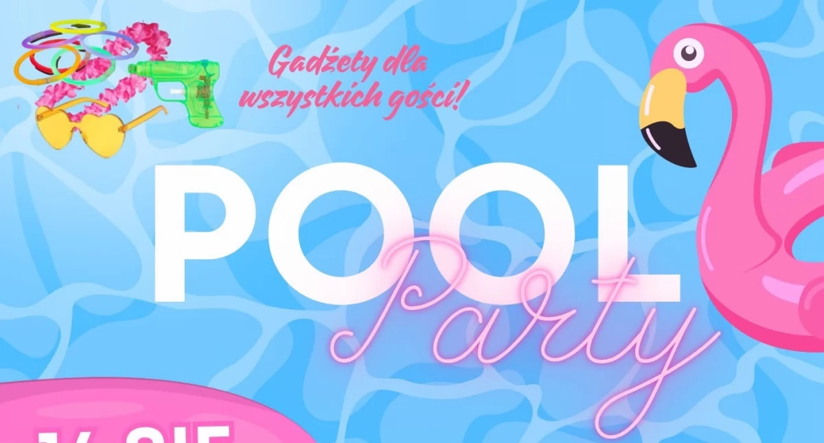 Pływanie, Wołów szykuje PARTY 2025! Nocna impreza basenie sierpnia - zdjęcie, fotografia