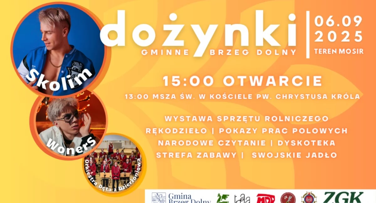Imprezy cykliczne, Dożynki Gminne Brzegu Dolnym scenie Skolim WonerS - zdjęcie, fotografia