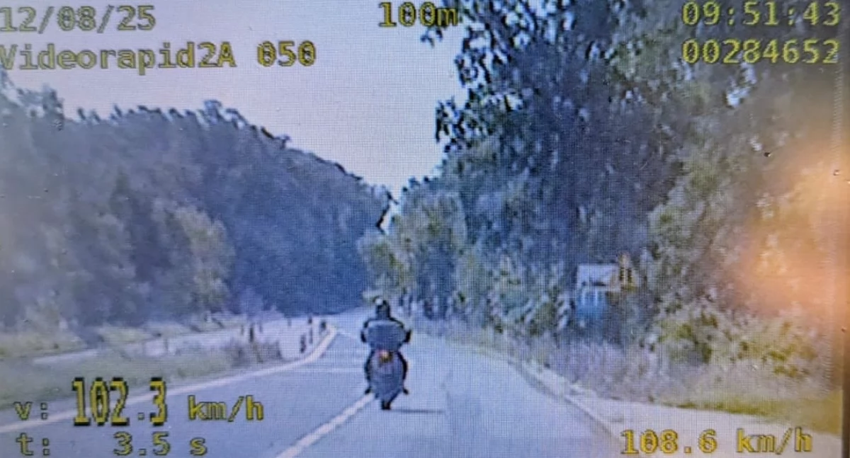 Bezpieczeństwo, latek stracił prawo jazdy rażące przekroczenie prędkości Policja litości piratów drogowych - zdjęcie, fotografia