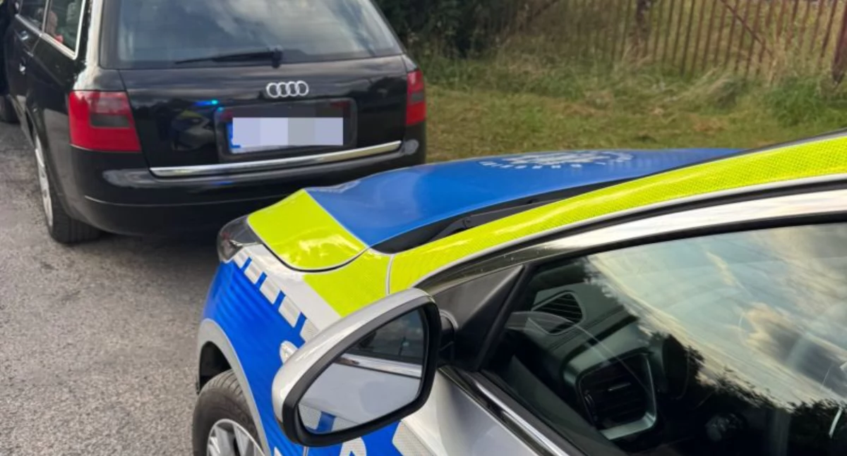 Komunikaty policji, wpływem narkotyków kółkiem wpadł ręce wołowskiej drogówki - zdjęcie, fotografia