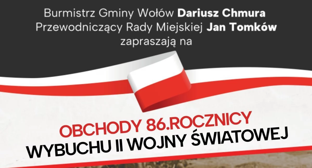 Historia, Wołów pamięta obchody rocznicy wybuchu wojny światowej - zdjęcie, fotografia