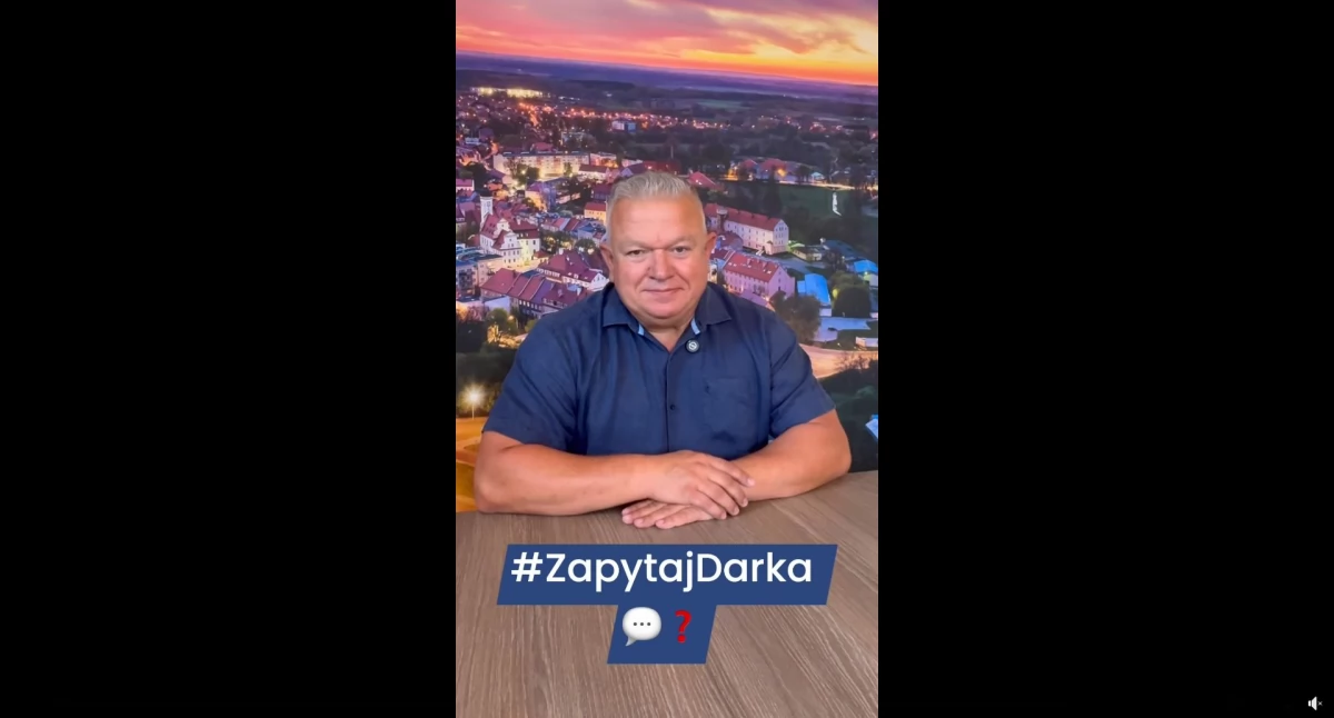 Radni i rady samorządowe, Burmistrz Wołowa wraca sprawdzonej formy kontaktu mieszkańcami #ZapytajDarkaDarekOdpowiada - zdjęcie, fotografia