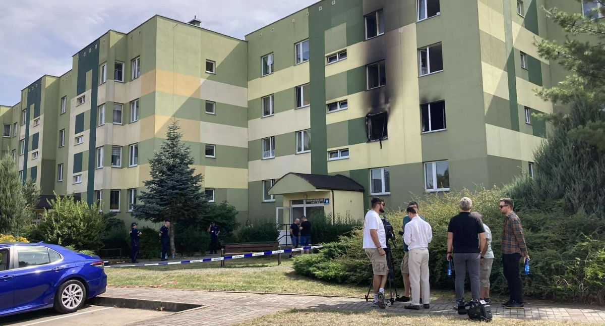 Nadzór budowlany sprawdzał konstrukcję bloku