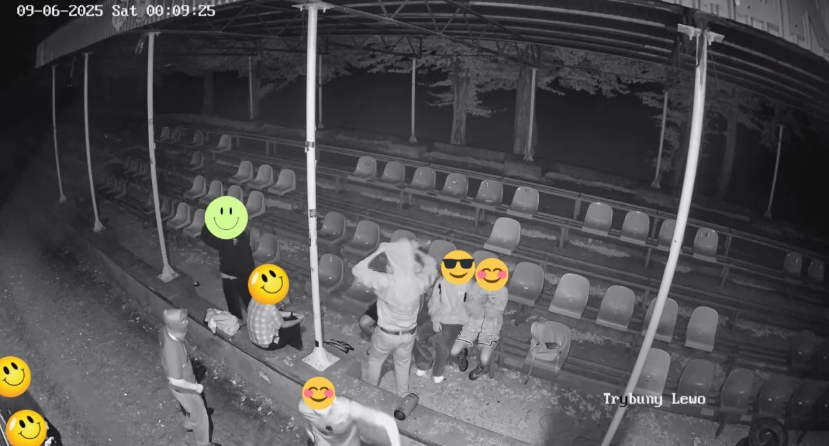 Bezpieczeństwo, „Sportowcy” obserwacją kamer Urząd Miejski Wołowie komentuje incydent zniszczenia mienia - zdjęcie, fotografia