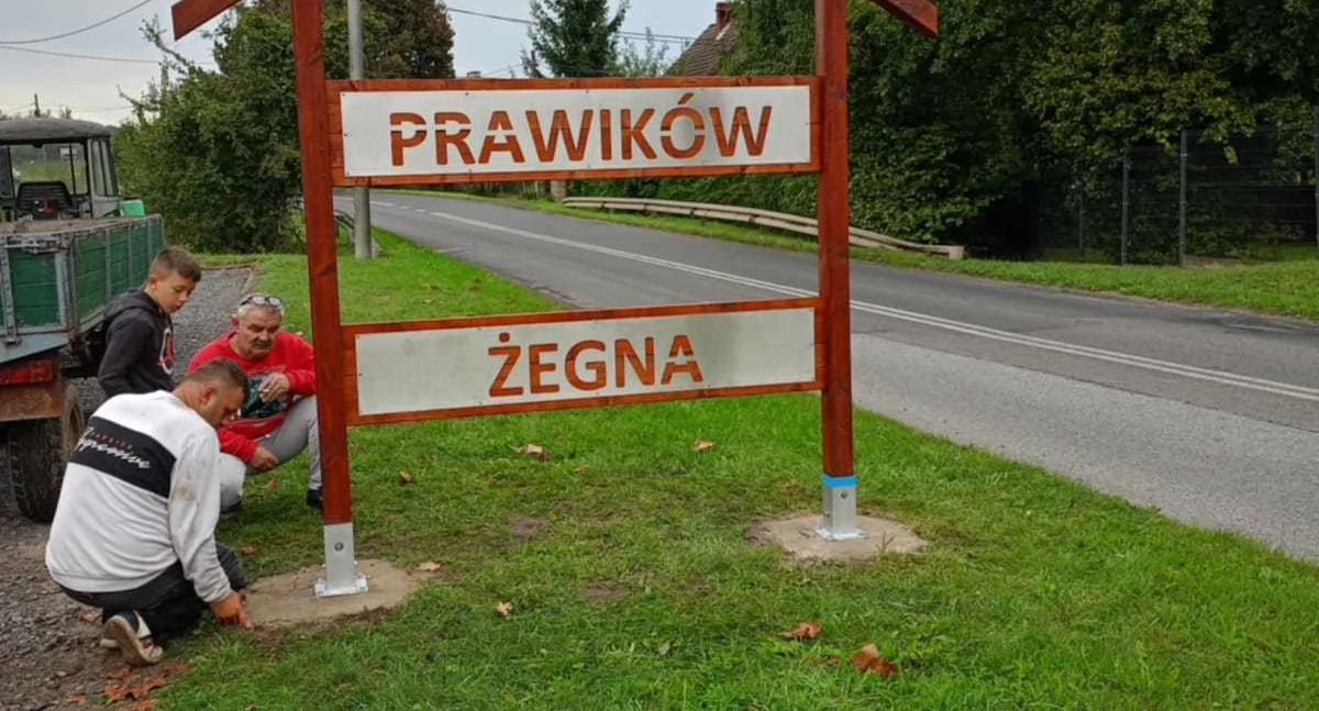 Inwestycje, witacz Prawikowie - zdjęcie, fotografia