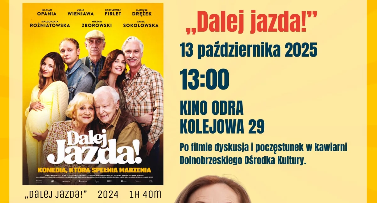 Kino, Bezpłatny seans seniorów Brzegu Dolnym start Filmowego Klubu Seniora - zdjęcie, fotografia