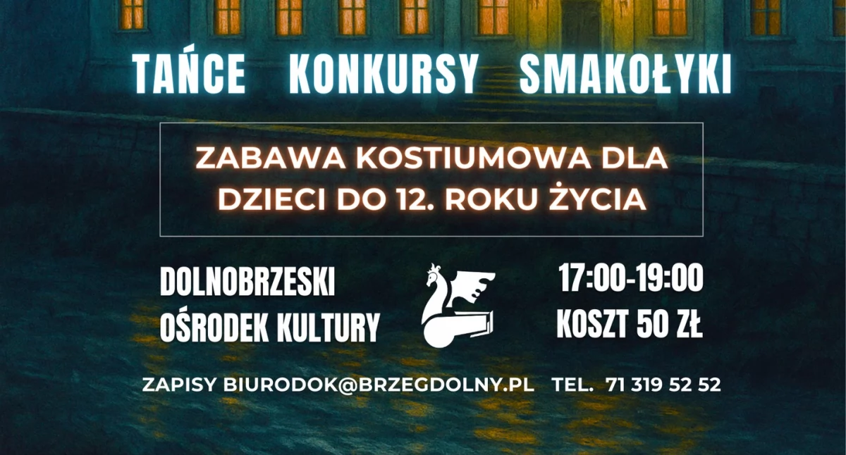Imprezy cykliczne, Halloween Pałacu upiornie wesoła impreza halloweenowa dzieci Brzegu Dolnym! - zdjęcie, fotografia