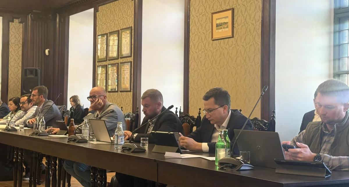 Radni i rady samorządowe, Profil portal Internetowa awantura sesji Powiatu pytania używanie herbu powiatu sztucznej inteligencji - zdjęcie, fotografia