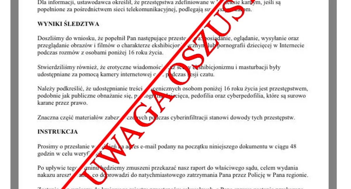Bezpieczeństwo, Policja ostrzega przed fałszywymi mailami podszywającymi funkcjonariuszy - zdjęcie, fotografia