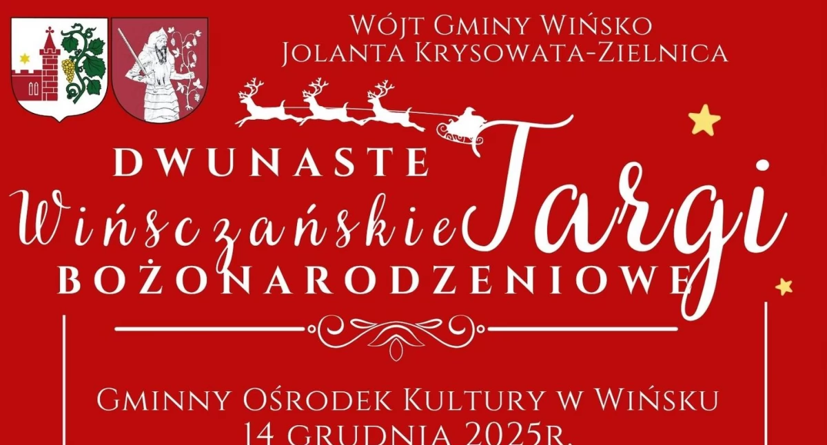 Święta i obchody, Gminny Ośrodek Kultury Wińsku zaprasza wystawców świąteczne targi! - zdjęcie, fotografia