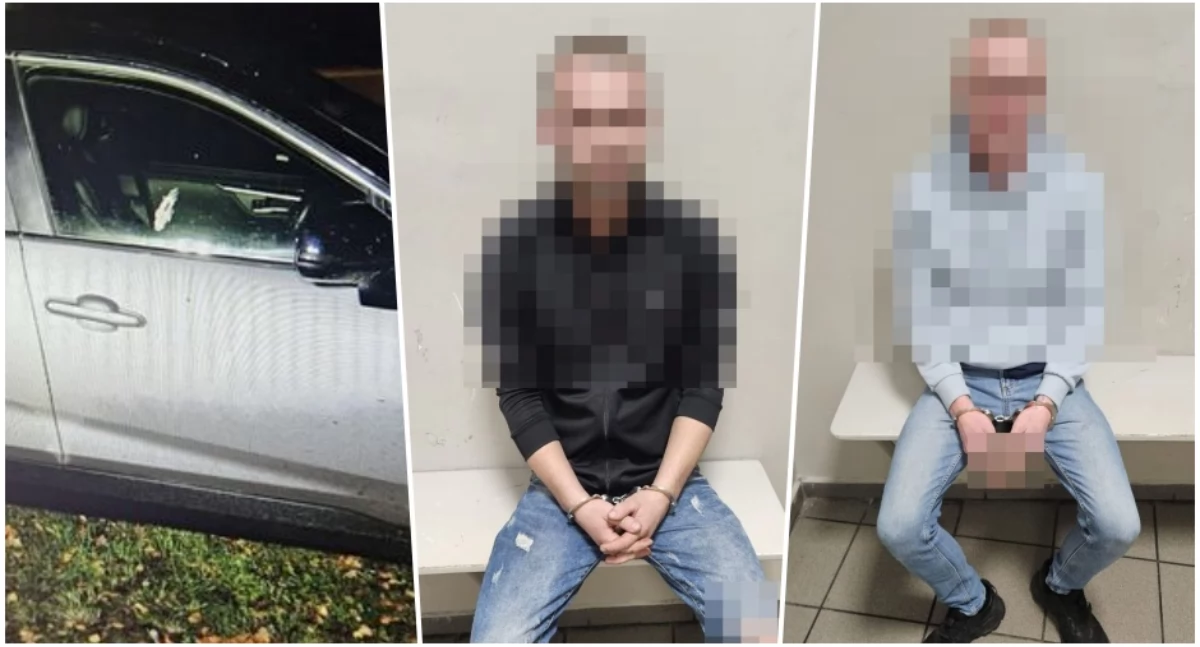 Bezpieczeństwo, Szybkie ustalenie sprawców kradzieży samochodu Złodzieje areszcie - zdjęcie, fotografia