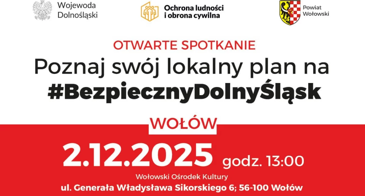 Bezpieczeństwo, Otwarte spotkanie bezpieczeństwie Wołowie - zdjęcie, fotografia