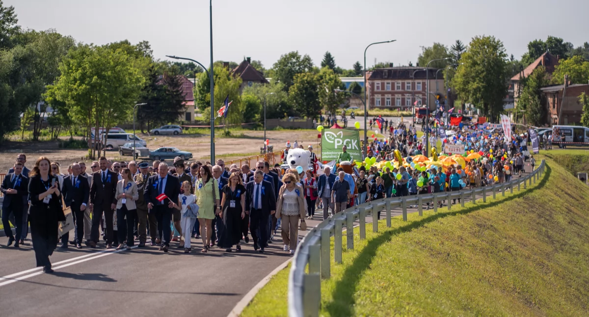 Otwarcie wiaduktu wraz z śródmiejskim obejściem Wołowa.