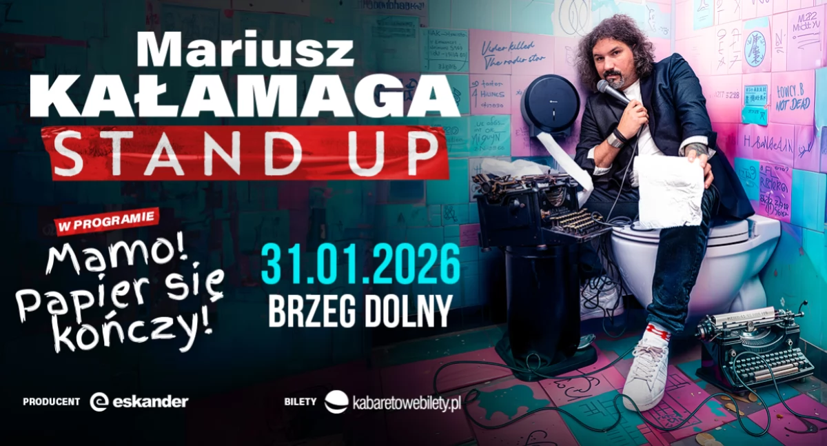 Imprezy cykliczne, Mariusz Kałamaga wystąpi nowym programem Zostały ostatnie bilety - zdjęcie, fotografia