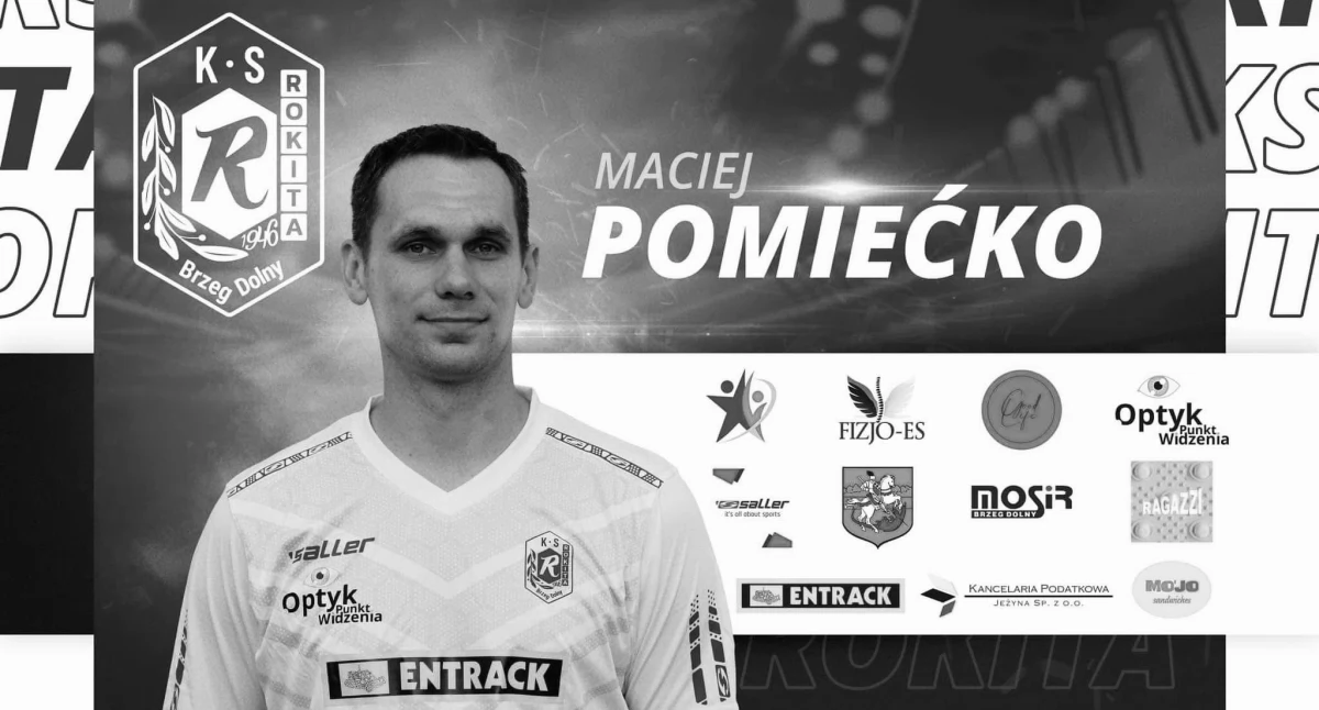 Odeszli od nas - wspomnienia , Zmarł Maciej Pomiećko Rokita Brzeg Dolny żałobie - zdjęcie, fotografia