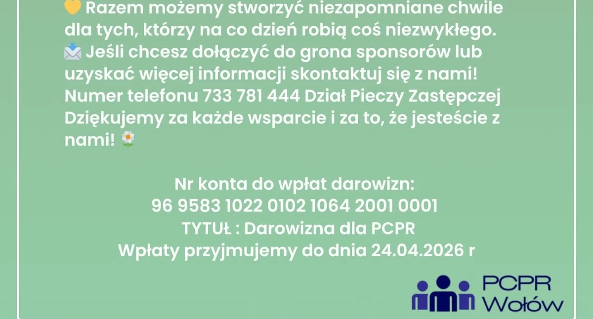Imprezy cykliczne, Zostań Sponsorem Dobra Wołowie organizuje wyjątkowy piknik rodzin zastępczych - zdjęcie, fotografia