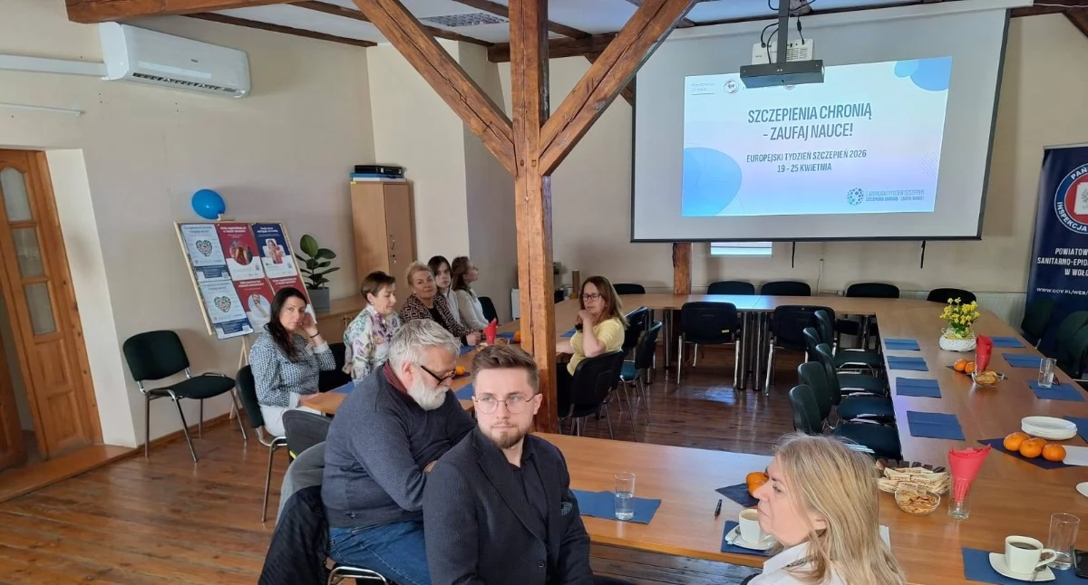 Spotkanie w Powiatowej Stacji Sanitarno- Epidemiologicznej w Wołowie.