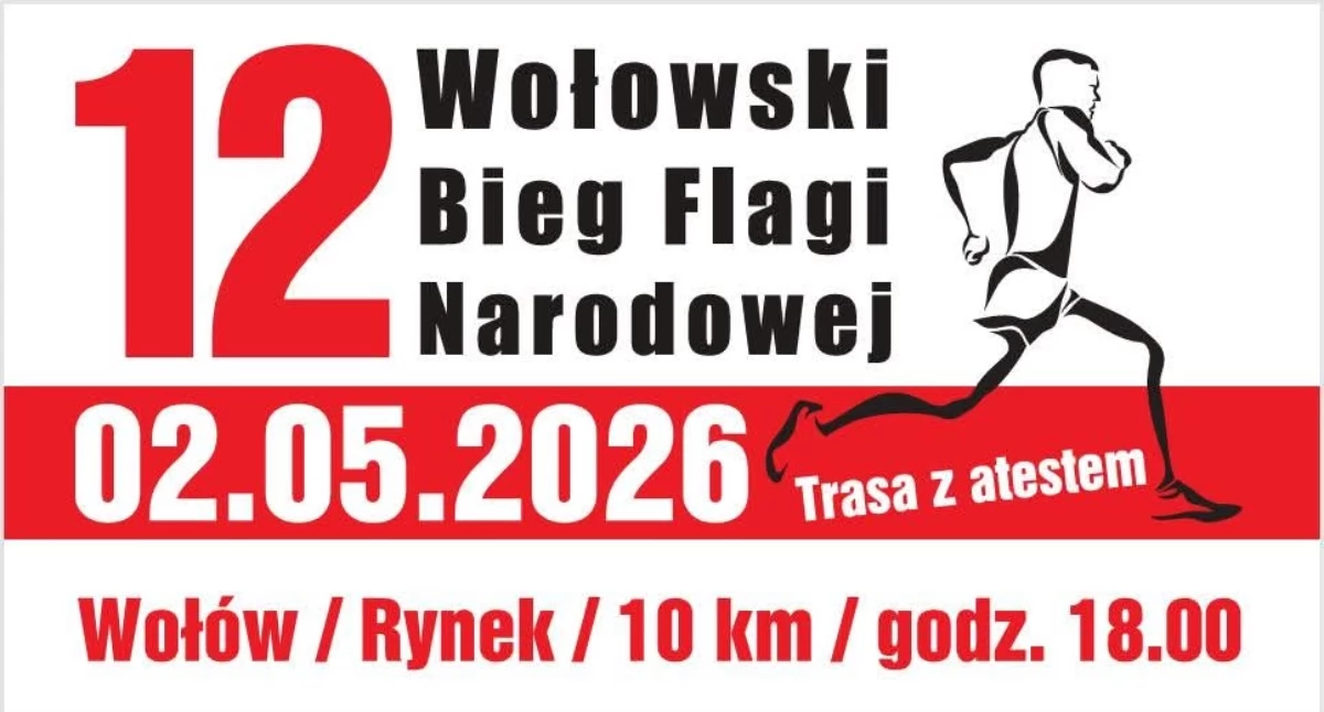 12 Wołowski Bieg Flagi Narodowej.