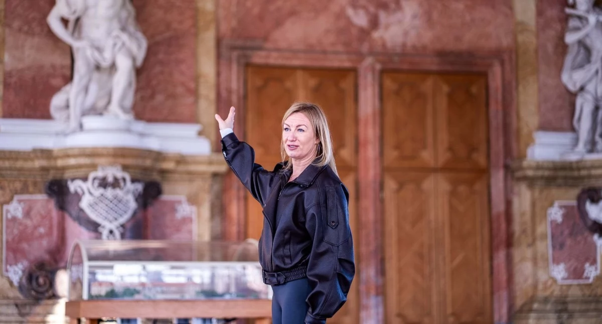 Sala Książęca, która powstała w XVII - XVIII wieku, odzyskała swój blask. - Dziś zachwyca turystów - mówi Magdalena Moskal. Fot. Dagmara Zielińska