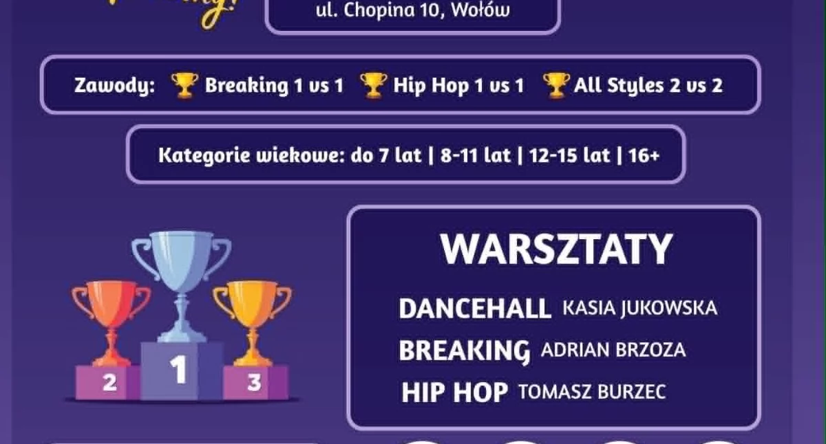 Inne sporty, Orlik Street Dance Wołów Wielkie święto tańca ulicznego - zdjęcie, fotografia
