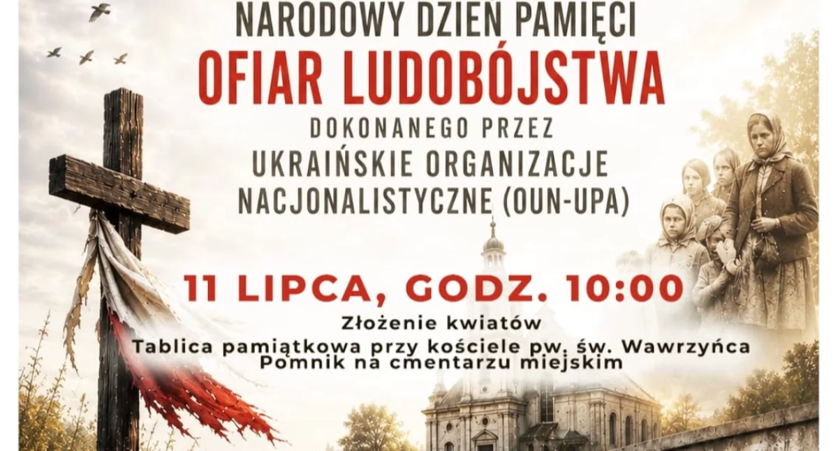 Święta i obchody, Narodowy Dzień Pamięci Ofiar Ludobójstwa Wołyniu Obchody Wołowie - zdjęcie, fotografia