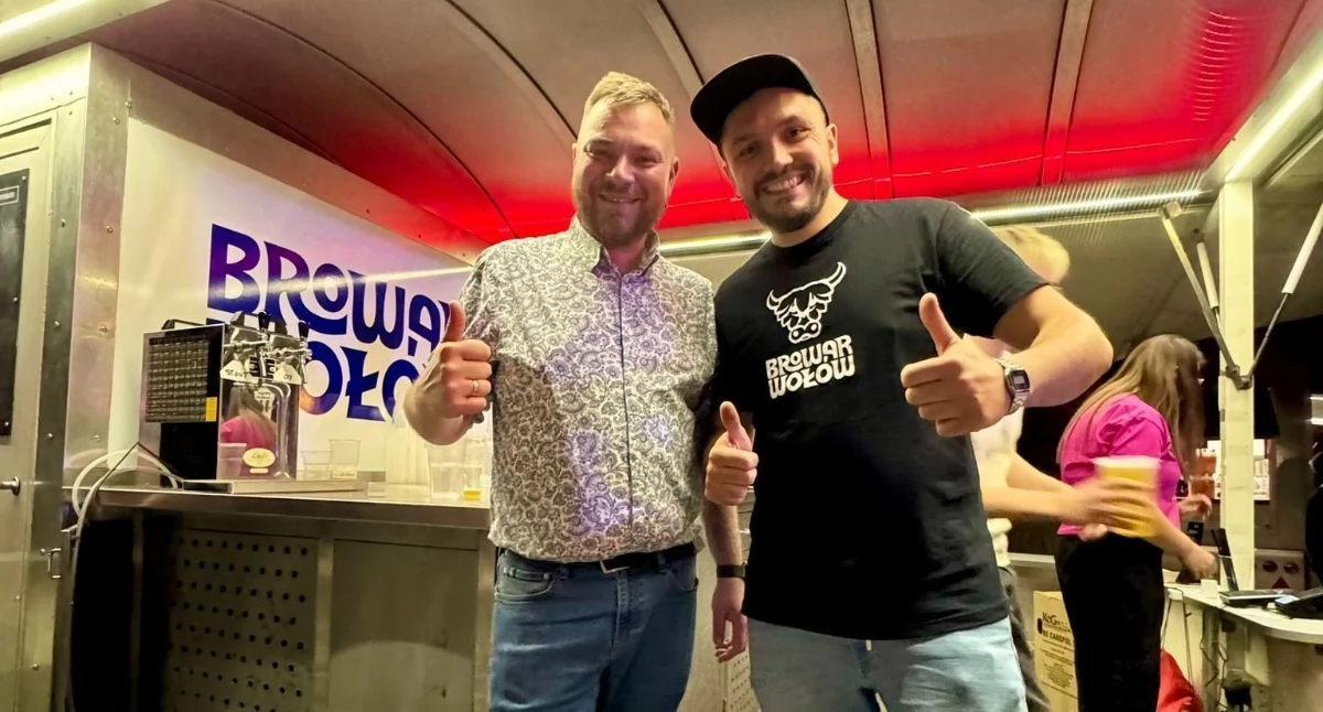 Wołowski Browar w ubiegłym roku zdobył 2. miejsce na Wrocławskim Festiwalu Dobrego Piwa. Na zdjęciu Rafał Borzyński i Jacek Ukleja, współwłaściciele.