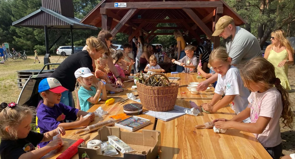 , Rodzinny piknik zintegrował mieszkańców Uskorza Wielkiego - zdjęcie, fotografia