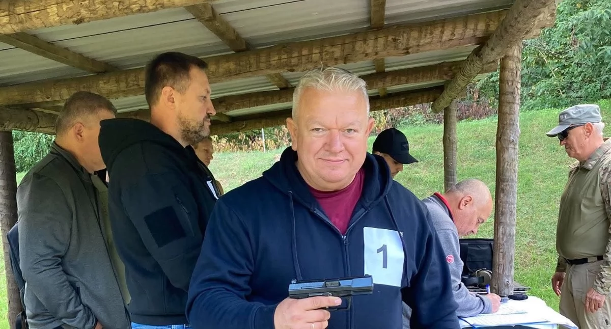 Inne sporty, Wołowski Piknik Strzelecki Sportowa rywalizacja pierwsza pomoc wojskowa grochówka - zdjęcie, fotografia